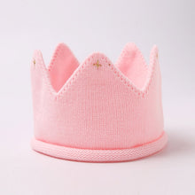 Load image into Gallery viewer, Crown Baby Hat Photography Props Autumn Winter Knit Newborn Baby Girl Boy Hat Turban Infant Toddler Beanie Cap Casquette Enfant