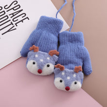 Load image into Gallery viewer, Baby New Cute Deer Gloves with Sound Winter Knit Wool Newborn Mittens Velvet Thick Children Kids Keep Finger Warm 0-4 Years Old