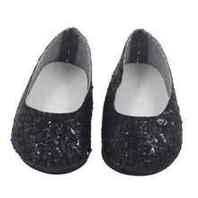 Load image into Gallery viewer, New Fashion Baby Sequins Doll Shoes 7cm Manual Shoes Lovely 43cm Dolls Baby New Born and 18 inches American Doll Free Shipping