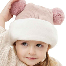 Load image into Gallery viewer, Autumn Winter Children Hats Pom Pom Ball Hat Kids Beanies Cap Girls Boys Warm Wool Hooded Hat Baby Scarves Toddler Caps