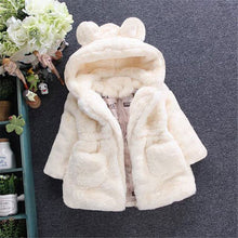 Load image into Gallery viewer, Baby Girls Jacket Kids Boys Fashion Coats Artificial Fur Warm Hooded Autumn Winter Girls Infant Clothing Children's Jacket