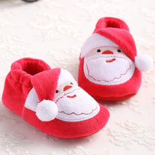 Load image into Gallery viewer, 2020 New Christmas Baby Shoes Baby Boys Girls Winter Warm Santa Claus First Walkers Cute Xmas Baby Boots DS9