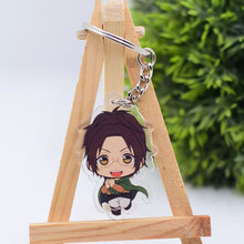 Load image into Gallery viewer, 2019 Attack on Titan Keychain Double Sided Acrylic Key Chain Pendant Anime Accessories Cartoon Key Ring