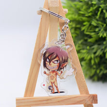 Load image into Gallery viewer, 2019 Attack on Titan Keychain Double Sided Acrylic Key Chain Pendant Anime Accessories Cartoon Key Ring