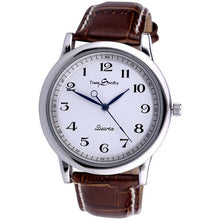 Load image into Gallery viewer, Men Quartz Watch Counterclockwise Backward Scale Oil Embossing Dial Waterproof Reverse Watch Leather Boy Student Men Watch