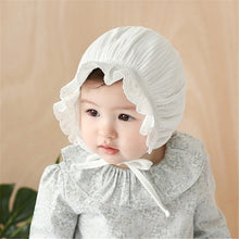 Load image into Gallery viewer, Lace Newborn Baby Hat Cute Cotton Kids Baby Girl Hat Cap Princess Infant Toddler Baby Bonnet Girls Summer Sun Hat Gifts