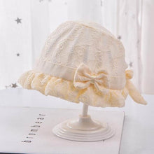 Load image into Gallery viewer, Lace Newborn Baby Hat Cute Cotton Kids Baby Girl Hat Cap Princess Infant Toddler Baby Bonnet Girls Summer Sun Hat Gifts
