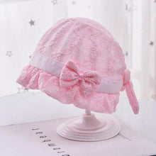 Load image into Gallery viewer, Lace Newborn Baby Hat Cute Cotton Kids Baby Girl Hat Cap Princess Infant Toddler Baby Bonnet Girls Summer Sun Hat Gifts