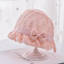 Load image into Gallery viewer, Lace Newborn Baby Hat Cute Cotton Kids Baby Girl Hat Cap Princess Infant Toddler Baby Bonnet Girls Summer Sun Hat Gifts