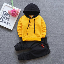 Load image into Gallery viewer, Fall baby boys girls clothing set T-shirt tops pant tracksuits for newborn baby boy girls outfits Pullover overalls clothes sets