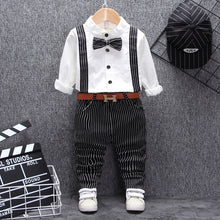 Load image into Gallery viewer, Fall baby boys girls clothing set T-shirt tops pant tracksuits for newborn baby boy girls outfits Pullover overalls clothes sets