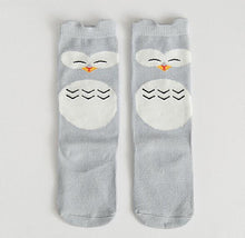 Load image into Gallery viewer, Baby Girls sock knee high Fox Cotton Cute Little Character Knee Socks Kid Clothing unisex Toddler Boot Socks Cartoon