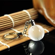 Load image into Gallery viewer, New Crystal Led Light Keychain Car Key Chain Key Ring Football Basketball Earth Ball Pendant Keyring For Favorite Sportsman Gift