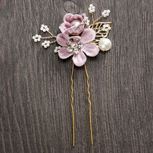 Load image into Gallery viewer, MOLANS Luxury Hairpin For Women Hair Combs Headdress Prom Bridal Wedding Crown Elegant Hair Accessories Gold Leaves Headwear 1PC