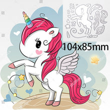 Load image into Gallery viewer, Animal Doll Dies Moon Star Rabbit Girl Metal Cutting Dies Scrapbooking For DIY Embossing Cuts Craft Die Baby Balloon Dies