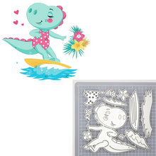 Load image into Gallery viewer, Animal Doll Dies Moon Star Rabbit Girl Metal Cutting Dies Scrapbooking For DIY Embossing Cuts Craft Die Baby Balloon Dies
