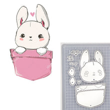 Load image into Gallery viewer, Animal Doll Dies Moon Star Rabbit Girl Metal Cutting Dies Scrapbooking For DIY Embossing Cuts Craft Die Baby Balloon Dies