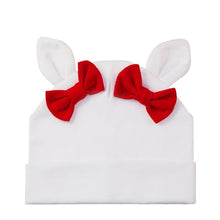 Load image into Gallery viewer, Baby Girl Hat Rabbit Ear Hat For Girls Cotton Bow Knot Children's Cap Toddler Kids Hats Cartoon Cute Baby Hats Bonnet
