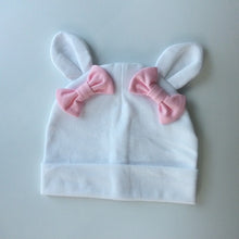 Load image into Gallery viewer, Baby Girl Hat Rabbit Ear Hat For Girls Cotton Bow Knot Children's Cap Toddler Kids Hats Cartoon Cute Baby Hats Bonnet