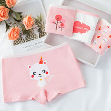 Load image into Gallery viewer, 4 Pcs/lot Children Panties Briefs Kids Underwear Baby Cotton Sweet Design Panties Cute Underpants Children Clothing