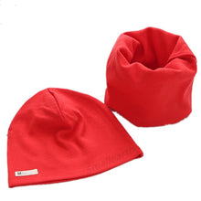 Load image into Gallery viewer, New Fashion Baby Cap Set Cartoon Owl Stars Baby Head Cover Spring Warm Neck Collar Kids Beanies Sets Cotton Children Hats Scarf