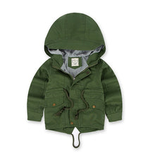 Load image into Gallery viewer, Children Winter Fleece Outdoor Jackets for Boys Hooded Warm Kids Boy Outerwear Windbreaker Autumn Casual Baby Boy Coats Clothing