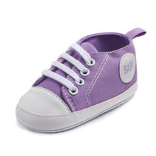 Load image into Gallery viewer, New Baby Canvas Sneaker For Newborn Sport Shoes For Baby Boys Girls Infant Toddler Soft Bottom Anti-slip First Walkers 0-18 M