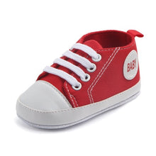 Load image into Gallery viewer, New Baby Canvas Sneaker For Newborn Sport Shoes For Baby Boys Girls Infant Toddler Soft Bottom Anti-slip First Walkers 0-18 M