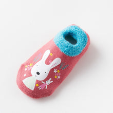 Load image into Gallery viewer, Cotton Baby Boys Girls Socks Rubber Slip-resistant Floor Socks Cartoon Infant Kids Animal Socks Winter Autumn Thicken Warm Shoes