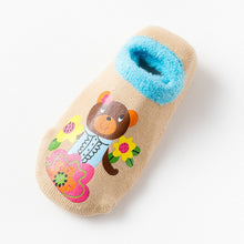 Load image into Gallery viewer, Cotton Baby Boys Girls Socks Rubber Slip-resistant Floor Socks Cartoon Infant Kids Animal Socks Winter Autumn Thicken Warm Shoes