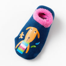 Load image into Gallery viewer, Cotton Baby Boys Girls Socks Rubber Slip-resistant Floor Socks Cartoon Infant Kids Animal Socks Winter Autumn Thicken Warm Shoes