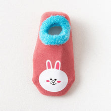 Load image into Gallery viewer, Cotton Baby Boys Girls Socks Rubber Slip-resistant Floor Socks Cartoon Infant Kids Animal Socks Winter Autumn Thicken Warm Shoes