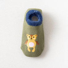 Load image into Gallery viewer, Cotton Baby Boys Girls Socks Rubber Slip-resistant Floor Socks Cartoon Infant Kids Animal Socks Winter Autumn Thicken Warm Shoes