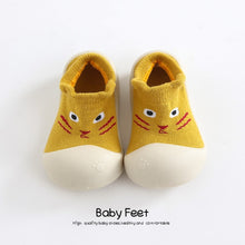 Load image into Gallery viewer, Baby sock Shoes Anti-slip Spring Cartoon animal Shoes Baby Girl baby boy Soft Rubber Sole shoes