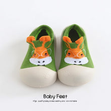Load image into Gallery viewer, Baby sock Shoes Anti-slip Spring Cartoon animal Shoes Baby Girl baby boy Soft Rubber Sole shoes