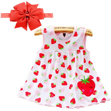 Load image into Gallery viewer, 2018 New Summer Dress Children's Clothing Girls Denim Stitching Baby Girl Dresses Party Wedding Children's Mesh Princess Dress