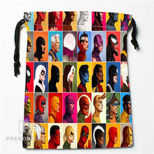 Load image into Gallery viewer, Custom Marvel Cartoon Drawstring Bags Printing Fashion Travel Storage Mini Pouch Swim Hiking Toy Bag Size 18x22cm #171208-15