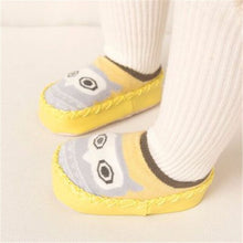 Load image into Gallery viewer, Baby shoes socks Children Infant Cartoon Socks Baby Gift Kids Indoor Floor Socks Leather Sole Non-Slip Thick Towel Socks