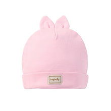 Load image into Gallery viewer, Cute Kids Hat Cap with Bibs Candy Solid Colors Boys Girls Baby Beanies Hats Cotton Born Baby Hat Bibs Toddler Infant Caps