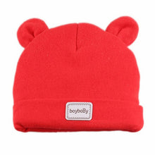 Load image into Gallery viewer, Cute Kids Hat Cap with Bibs Candy Solid Colors Boys Girls Baby Beanies Hats Cotton Born Baby Hat Bibs Toddler Infant Caps