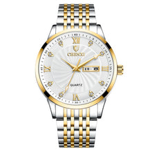 Load image into Gallery viewer, CHENXI New Couple Watches Luxury Brand Women or Men Watches Quartz Date week Clock Wristwatches Female Waterproof Montre Femme
