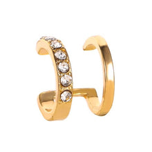 Load image into Gallery viewer, Korean Crystal Clip Earrings For Women Zircon Earing Without Hole Jewelry Fake Earrings Single Ear Bone Clip Earings Kolczyki