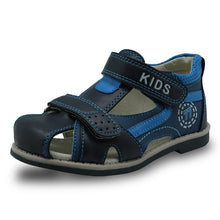 Load image into Gallery viewer, Apakowa 2019 summer kids shoes brand closed toe toddler boys sandals orthopedic sport pu leather baby boys sandals shoes