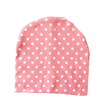Load image into Gallery viewer, Baby Hat Cotton Printing Caps For Baby Boy Girl Infant Beanie Hat Spring Autumn Winter Children's Hats Caps Star Heart Dot