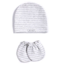 Load image into Gallery viewer, 2 Pcs/set Simple Newborn Baby Births Cap Glove Set Soft Cotton Kids Infants Anti-scratch Gloves Hat Gifts