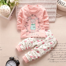 Load image into Gallery viewer, Baby Boys Clothes 2pcs Newborn Baby Girls Cartoon Clothing Autumn Winter Cartoon Cotton Shirt Baby Boy Clothes Set Long-Sleeved