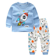 Load image into Gallery viewer, Baby Boys Clothes 2pcs Newborn Baby Girls Cartoon Clothing Autumn Winter Cartoon Cotton Shirt Baby Boy Clothes Set Long-Sleeved