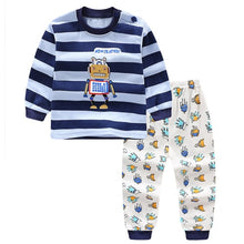 Load image into Gallery viewer, Baby Boys Clothes 2pcs Newborn Baby Girls Cartoon Clothing Autumn Winter Cartoon Cotton Shirt Baby Boy Clothes Set Long-Sleeved
