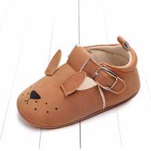 Load image into Gallery viewer, New 10 Colors Cute Animal Print First Walkers Soft sole Pu Leather Crib Girls Boys Sneakers Strap Baby Shoes For Drop Shipping