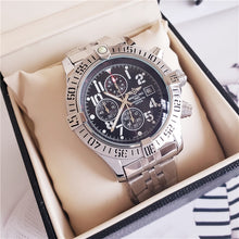 Load image into Gallery viewer, NEW Breitling Luxury Brand Mechanical Wristwatch Mens Watches Quartz Watch with Stainless Steel Strap relojes hombre automatic